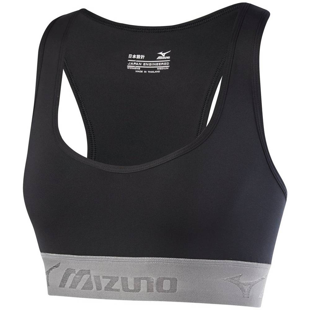 Sujetador Deportivo Mizuno Alpha Mujer Negras Outlet QPMC-83025